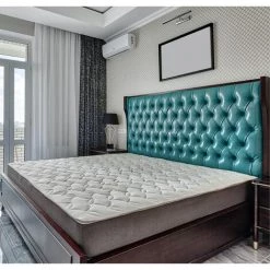 BATFLEX Matelas 140x190 H25 MEMONUIT - Matelas En Mémoire De Forme Et Mousse Polyuréthane - Soutien équilibré - Antibactérien -Hypoallergénique - Orthopédique - La Couleur Peut Changer - La Couleur Peut Changer