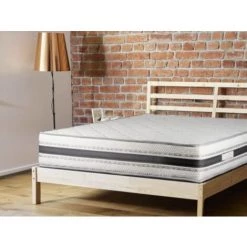 BATFLEX Matelas 140X190 Ressorts Ensachés H21 BASTILLE - Mousse Ergonomique 25D + 700 Ressorts Ensachés - Soutien: Ferme - Epaisseur 21 Cm - Hypoallergénique - Orthopédique - La Couleur Peut Changer - La Couleur Peut Changer -Matelas Soldes Boutique 26375700 4