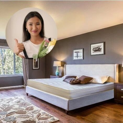 Matelas 140x190 H16 Mémoire De Forme “DORMIPURE” - 9 Zones - Equilibré - Mémoire De Forme “50 Kg/m3” + Mousse “25kg/m3” - Batflex - La Couleur Peut Changer 1 Matelas 140x190 H16 Mémoire De Forme “DORMIPURE” - 9 Zones - Equilibré - Mémoire De Forme “50 Kg/m3” + Mousse “25kg/m3” - Batflex - La Couleur Peut Changer