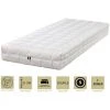 PROVENCE LITERIE Matelas Face Latex 78 Kg/m3 Face Mémoire De Forme 62 Kg/m3 70x190 X 21 Cm Souple + Oreiller Visco - Spécial Sommier Electrique - Déhoussable Housse Lavable - 7 Zones De Confort
