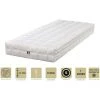 PROVENCE LITERIE Matelas Latex 70% Naturel 80x190 X 21 Cm Ferme + Oreiller Visco + Alèse - Déhoussable Housse Lavable - 7 Zones De Confort - Ame Poli Lattex 33 Kg/m3 - Hypoallergénique