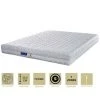 PROVENCE LITERIE Matelas 90x200 X 20,5 Cm Ferme + Oreiller Visco + Alèse - Déhoussable Housse Lavable - 7 Zones De Confort - Ame Poli Lattex 33 Kg/m3 - Hypoallergénique