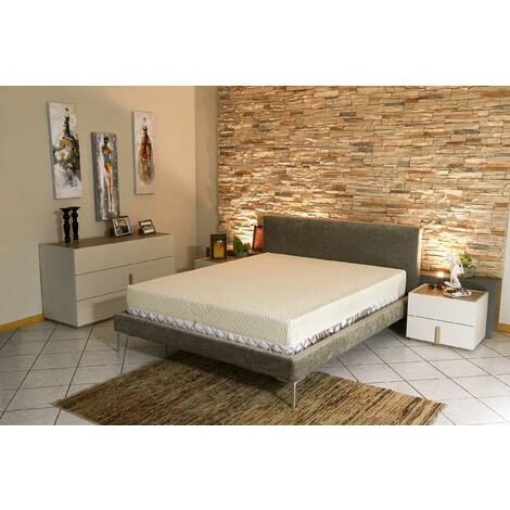 KING OF DREAM Matelas - Face Ete + Ame Mousse Poli Lattex Haute Resilience Face Hiver Memoire De Forme 55 Kg/m3 Tissu Soja Naturel 90x200 X 24 Cm Luxury Brown Souple + Oreiller Visco + Alese - Dehoussable Housse Lavable - 7 Zones De Confort 2 KING OF DREAM Matelas - Face Ete + Ame Mousse Poli Lattex Haute Resilience Face Hiver Memoire De Forme 55 Kg/m3 Tissu Soja Naturel 90x200 X 24 Cm Luxury Brown Souple + Oreiller Visco + Alese - Dehoussable Housse Lavable - 7 Zones De Confort – Image 2