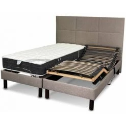 Matelas Essenzia Zen GREY CLASSIC Ressorts 80x200 Ressorts - Blanc -Matelas Soldes Boutique 26526923 3