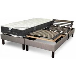 Matelas Essenzia Zen GREY CLASSIC Ressorts 80x200 Ressorts - Blanc -Matelas Soldes Boutique 26526923 4