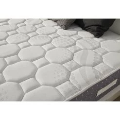 Matris - Matelas à Ressorts Ensachés Memory Nature 90 X 200 Et 5cm Gel Visco + Graphène + Supersoft Hauteur 30 Cm +/-2 Fermeté Moyenne -Matelas Soldes Boutique 27191140 4