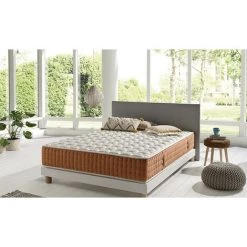 Matris - Matelas Visco Organic Rest Cloud Effect 67.50 X 180 Hauteur 26cm +/- 2 Visco + Supersoft 4cm Fermeté Moyenne-Haute -Matelas Soldes Boutique 27191534 3