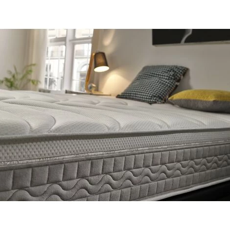 Matris - Matelas Visco Luxury Elite Silver H21 67,50X190 Hauteur 21 Cm +/-2 Fermeté Moyenne-élevée - Toutes Les Mesures 4 Matris - Matelas Visco Luxury Elite Silver H21 67,50X190 Hauteur 21 Cm +/-2 Fermeté Moyenne-élevée - Toutes Les Mesures – Image 4