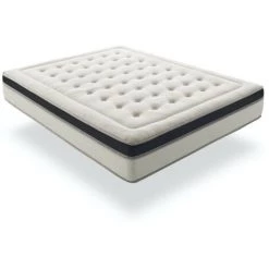 MATRIS Matelas Visco Luxury Graphene Elite Comfort 90X190 Hauteur 28 Cm +/- 2 Fermeté Moyenne à élevée