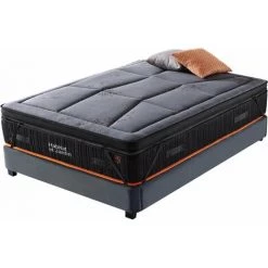 HABITAT & JARDIN Matelas Ressorts Ensachés + Surmatelas Intégré Détachable "Lyla" - 140 X 190 Cm -Matelas Soldes Boutique 27272572 3