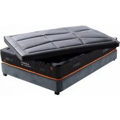 HABITAT & JARDIN Matelas Ressorts Ensachés + Surmatelas Intégré Détachable "Lyla" - 140 X 190 Cm -Matelas Soldes Boutique 27272572 4