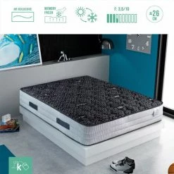 DREAMING KAMAHAUS Matelas Mousse CeramicVisco | Avec Viscoactif Et Fil De Céramique | Mémoire De Forme Hauteur: ±26cm 80x190 Cm -Matelas Soldes Boutique 28911129 4