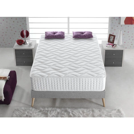 DAGOSTINO HOME Matelas 090x190 "CESAR" | Mémoire De Forme Orthopédique | Hauteur 30 Cm |7 Zones De Confort | Orthopédique Et Réversible (Côté Hiver - Côté Été) - Blanc 4 DAGOSTINO HOME Matelas 090x190 "CESAR" | Mémoire De Forme Orthopédique | Hauteur 30 Cm |7 Zones De Confort | Orthopédique Et Réversible (Côté Hiver - Côté Été) - Blanc – Image 4