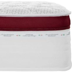 Matelas Arensberger Deluxx 9 Zones à Ressorts Ensachés Avec Mousse à Mémoire 3D, Hauteur 30 Cm, Poids Volumétrique 45 Kg/m³, Trois Couches : Mousse à Froid + Ressorts Ensachés + Mousse Visco Smart ,90cm X 200cm (de)