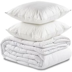 Matelas Mémoire De Forme 140x190 Memo Supreme Hbedding + Couette Chaude 240x220cm + 2 Oreillers 60x60cm - Blanc -Matelas Soldes Boutique 29341472 4