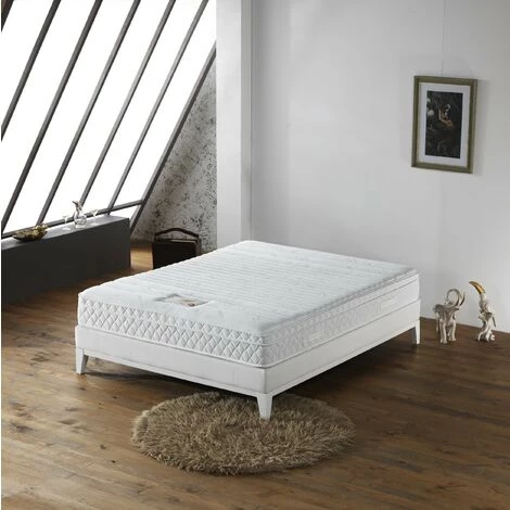 KINGOFDREAMS Matelas Memoryplus A Ressorts + 3 Cm Latex Naturel à 70 % En 75 Kg/m3 + Alese 70x190 Hauteur +/- 22 Cm - Accueil Moelleux - Soutien Equilibre - 5 Zones De Confort - Hypoallergenique 1 KINGOFDREAMS Matelas Memoryplus A Ressorts + 3 Cm Latex Naturel à 70 % En 75 Kg/m3 + Alese 70x190 Hauteur +/- 22 Cm - Accueil Moelleux - Soutien Equilibre - 5 Zones De Confort - Hypoallergenique