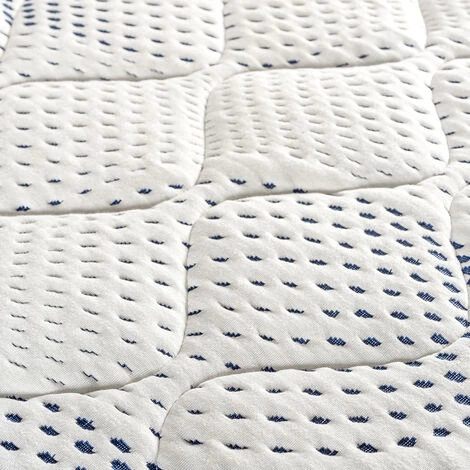 BELLECOUR LITERIE | Matelas CASTELLANE 180x200 Cm | Mousse à Mémoire De Forme | Soutien Ferme - Blanc 3 BELLECOUR LITERIE | Matelas CASTELLANE 180x200 Cm | Mousse à Mémoire De Forme | Soutien Ferme - Blanc – Image 3