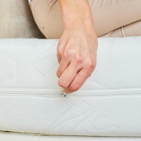 RED DECO Matelas à Mémoire De Forme GIULIA Blanc Mousse 180x200cm - Blanc 3 RED DECO Matelas à Mémoire De Forme GIULIA Blanc Mousse 180x200cm - Blanc – Image 3