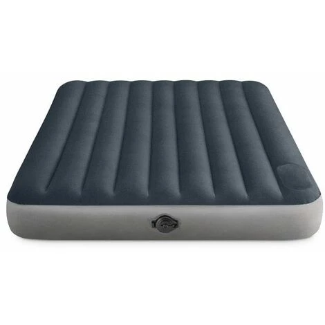 Matelas Gonflable Intex Downy Fiber-Tech 2 Places Avec Gonfleur à Piles Intégré 5 Matelas Gonflable Intex Downy Fiber-Tech 2 Places Avec Gonfleur à Piles Intégré – Image 5