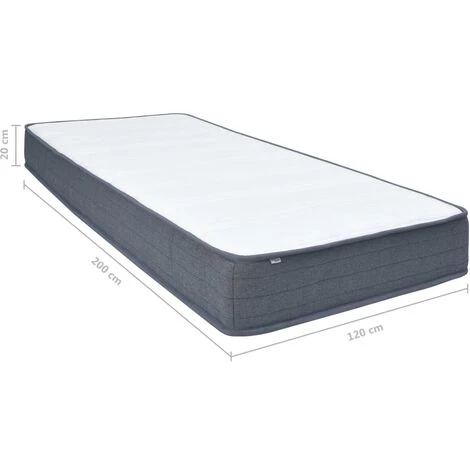 ASUPERMALL Matelas De Sommier Tapissier 200x120x20 Cm 5 ASUPERMALL Matelas De Sommier Tapissier 200x120x20 Cm – Image 5