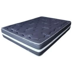 MATRIS ECCOX-Visco Tourmaline Gris 67,5X190 Hauteur 25cm +/- 2 Haute Fermeté