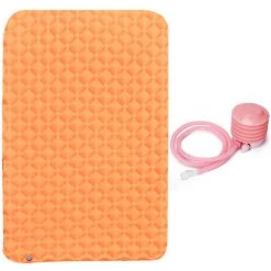 ASUPERMALL Tpu Exterieur Coussin Gonflable, Coussin De Couchage Tente De Camping, Coussin Pliable Portable, Avec Pompe A Air, Orange -Matelas Soldes Boutique 31555136 5
