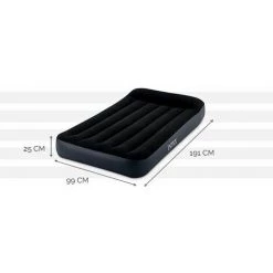 Matelas Gonflable électrique Intex Pillow Rest Fiber Tech 1 Place -Matelas Soldes Boutique 32127304 3
