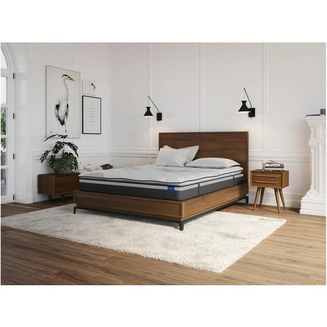 OBED - JUPITER Matelas à Ressorts Ensachés Avec Effet Surmatelas - Largeur - 180 Cm 2 OBED - JUPITER Matelas à Ressorts Ensachés Avec Effet Surmatelas - Largeur - 180 Cm – Image 2