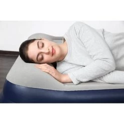 Lit Gonflable Individuel Bestway 191x97x46 Cm Gonfleur Integré Gris -Matelas Soldes Boutique 32315436 3