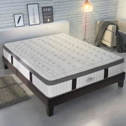 MAISON AUBERTIN Matelas Altesse Mousse HD Accueil Mémoire De Forme Ferme - 26 Cm - 90 X 190 Cm