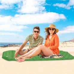 Kueatily Matelas Camping, Tapis De Couchage Avec Oreiller De Gonflable Matelas Randonnée Pliable Et Imperméable Pour Camping, Voyage, Randonnée 190 * 56 * 6cm (Vert) -Matelas Soldes Boutique 32991931 4