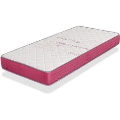 DORMALIT Matelas 90X160 LIT ENFANTS Epaisseur 18 CM DUA RESSORTS - Ressorts Ensaches, Mousse A Memoire, Ergonomique Et Respirant, Ideal Pour Les Lits Gigognes Et Lit Cabane