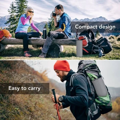 ASUPERMALL Matelas Gonflable Double Avec Oreillers, Matelas Gonflable De Camping, Orange 4 ASUPERMALL Matelas Gonflable Double Avec Oreillers, Matelas Gonflable De Camping, Orange – Image 4