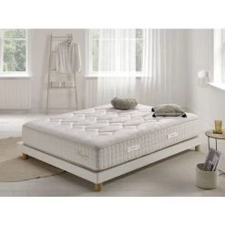 SIMPUR RELAX - Matelas 90x190 Cm Magestic - Epaisseur 30 Cm - Double Technologie: Ressorts Ensachés + Mémoire De Forme