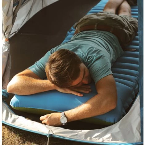ILoveMilan Lit Gonflable Portable Automatique De Type Pied De Camping En Plein Air Matelas De Camping Gonflable Lit D'air Épaisseur 10 Cm Ergonomique Compact Confortable Tissu Élastique Revêtement Coussin De Couchage Pour Adulte Camping Randonnée Pique-Ni 3 ILoveMilan Lit Gonflable Portable Automatique De Type Pied De Camping En Plein Air Matelas De Camping Gonflable Lit D'air Épaisseur 10 Cm Ergonomique Compact Confortable Tissu Élastique Revêtement Coussin De Couchage Pour Adulte Camping Randonnée Pique-Ni – Image 3