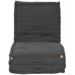 Paris Prix - Matelas De Sol Pliable "futon" 180cm Gris -Matelas Soldes Boutique 33680618 5