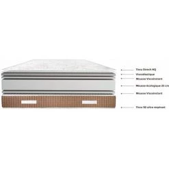 Matelas Visco Alemany Sensation Imperial Relax 90x190 -Matelas Soldes Boutique 34975425 4