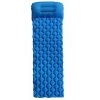 Betterlife Matelas De Camping, Tapis De Couchage Avec Oreiller De Camping Couchage D’air Ultraléger Pour Camping, Voyage, Randonnée（bleu）