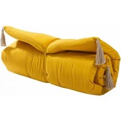 ENJOY HOME Futon 60x120 Cm LOLA 100% Coton - JAUNE MOUTARDE
