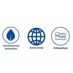 Matelas 140x190 H19 Mousse Ergonomique - JOLIE Ergo Batflex - 3D Aération - Ferme - Orthopédique - Respirant - Hypoallergénique - La Couleur Peut Changer - La Couleur Peut Changer -Matelas Soldes Boutique 35985294 5