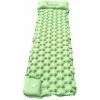 THSINDE Tapis De Couchage Extérieur ， Auto-Gonflable Avec Pompe Presse à Pied, Capable D'Épisser Les Tapis De Couchage Gonflables ， Matelas à Air Imperméable, Vert Pin