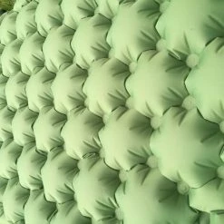 THSINDE Tapis De Couchage Extérieur ， Auto-Gonflable Avec Pompe Presse à Pied, Capable D'Épisser Les Tapis De Couchage Gonflables ， Matelas à Air Imperméable, Vert Pin -Matelas Soldes Boutique 36246120 4