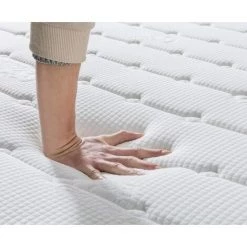 KEEPBUYING Matelas 90x200 Ressort Ensaches En Mousse 7 Zones Confort-Mousse Epaisseur 24 Cm -Matelas Soldes Boutique 36289490 4