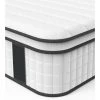 LITERIEJULIEN Matelas Sasha A Ressorts Ensaches + 3,5 Cm Latex Naturel à 70 % En 75 Kg/m3 - 70x190 Hauteur +/- 30,5 Cm - Accueil Ferme - Soutien Ferme - 5 Zones De Confort - Hypoallergenique