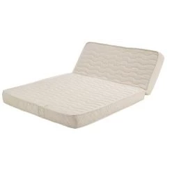 PROVENCE LITERIE Matelas Tres Ferme Pour Tous BZ + Alese 140x190 X 11 Cm - Mousse Premium Haute Resilience - Dim Assise 60 Cm - 5 Zones De Confort - Haute Densite - Hypoallergenique