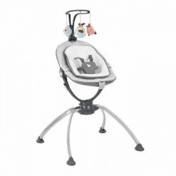 Babymoov Transat En Hauteur Pliable Swoon Up Graphik, Avec Systeme De Rotation 360°