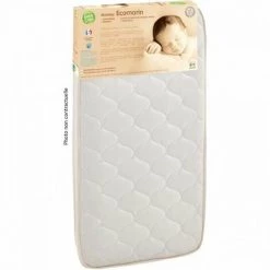 BABYCALIN Matelas De Lit 24kg/m3 Seaqual 60x120x10cm