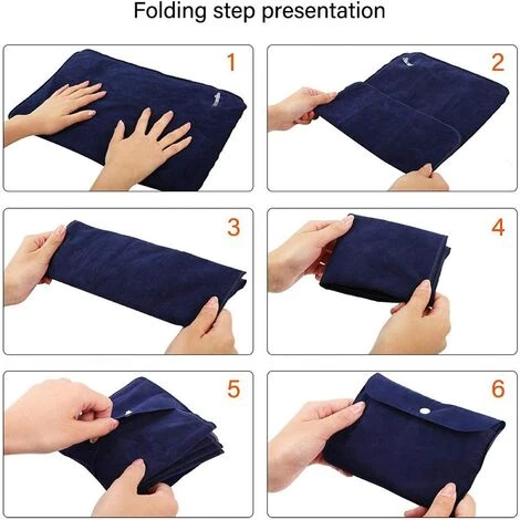 BARES Oreiller Gonflable Pour Camping, 2 Couleurs Extérieur Portable Pliant Oreiller Gonflable Occasionnel Compact Ultra-Léger Blow Up Oreiller Pour Camping Escalade Randonnée 2 BARES Oreiller Gonflable Pour Camping, 2 Couleurs Extérieur Portable Pliant Oreiller Gonflable Occasionnel Compact Ultra-Léger Blow Up Oreiller Pour Camping Escalade Randonnée – Image 2