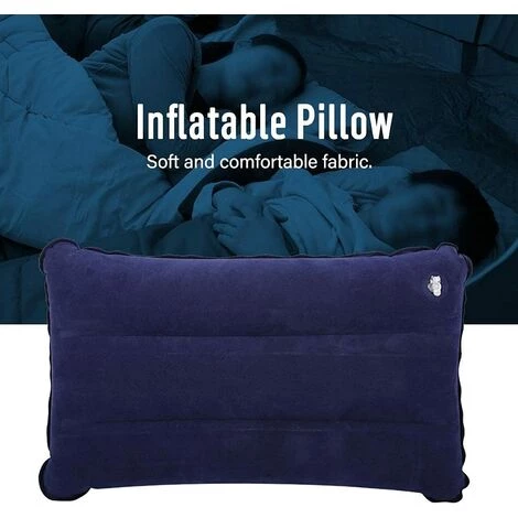 BARES Oreiller Gonflable Pour Camping, 2 Couleurs Extérieur Portable Pliant Oreiller Gonflable Occasionnel Compact Ultra-Léger Blow Up Oreiller Pour Camping Escalade Randonnée 3 BARES Oreiller Gonflable Pour Camping, 2 Couleurs Extérieur Portable Pliant Oreiller Gonflable Occasionnel Compact Ultra-Léger Blow Up Oreiller Pour Camping Escalade Randonnée – Image 3