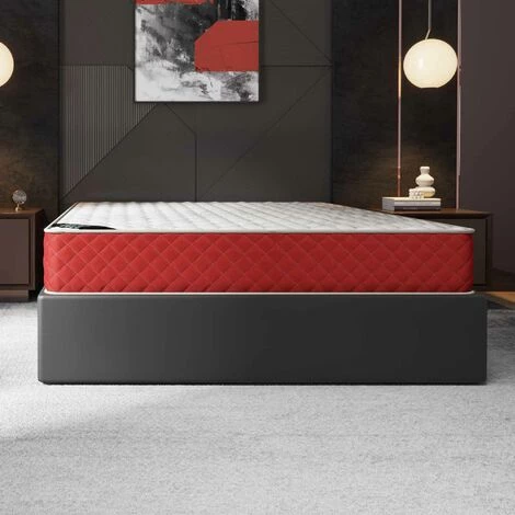 DECO IN PARIS Matelas RUBY 160 X 200 Cm Hauteur 25 Cm - Blanc 2 DECO IN PARIS Matelas RUBY 160 X 200 Cm Hauteur 25 Cm - Blanc – Image 2